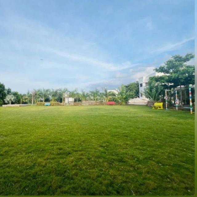 Green garden at Green Enclaves Farm & Resort